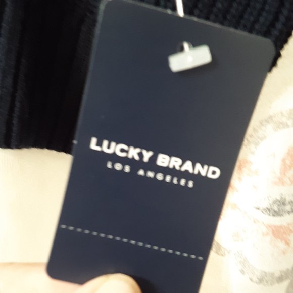 On Trend Lucky Brand Reversible Sweater Sz XS - Picture 3 of 15